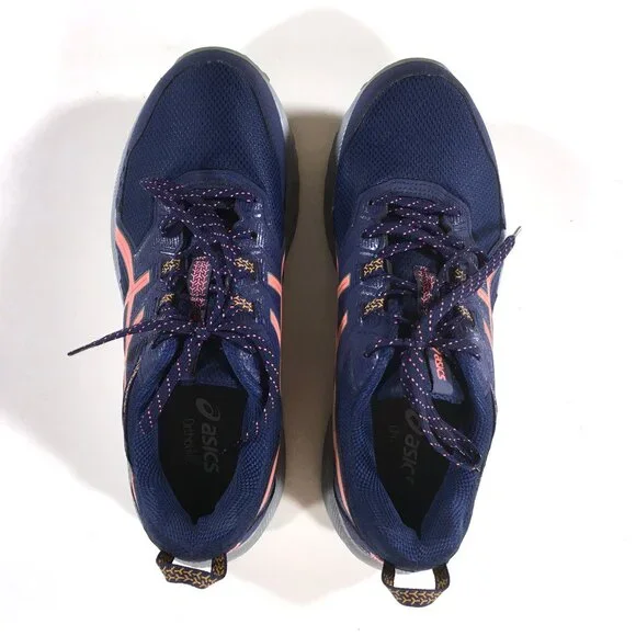 Asics Gel Venture 9 Trail Running Shoes Womens Size 9.5 Blue 1012B313 - Picture 4 of 10
